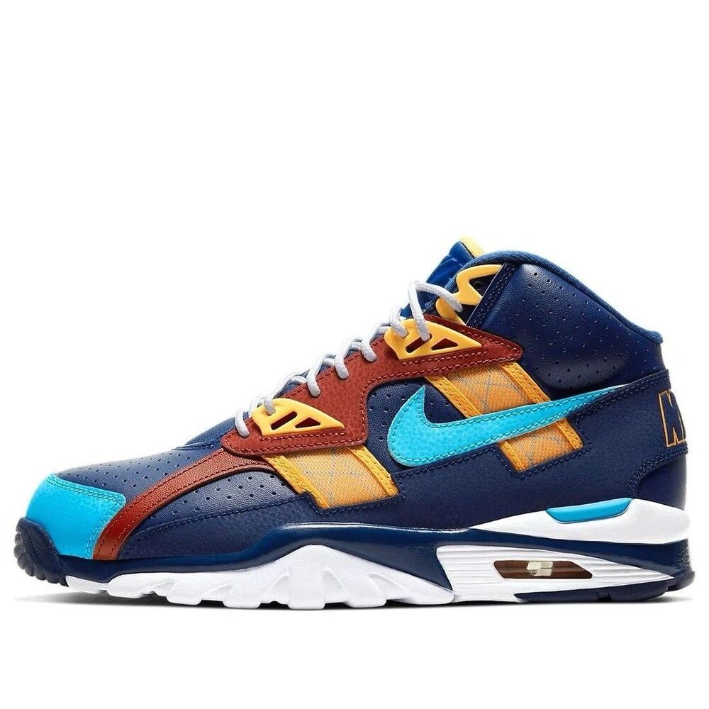 Size 10 Nike Air Trainer SC High Los Angeles Rams Blue Mens CW6023-400